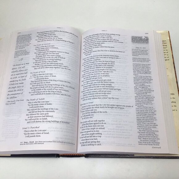 The Devotional Bible Experiencing the Heart of Jesus Max Lucado Hardcover NEW - Picture 8 of 11